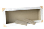 Wandnische/Duschnische: befliesbar, mit/ohne Kleber - 25 x 80 cm
